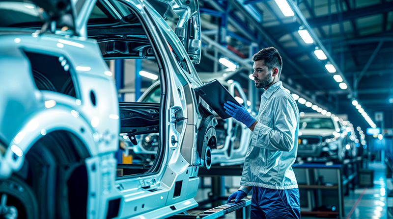 Limpieza criogénica en industria automotriz